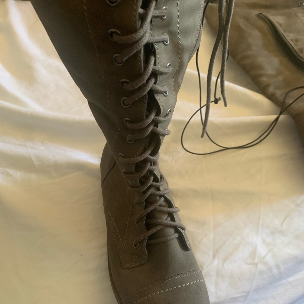 Lace up boots